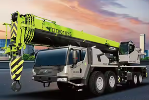 Gru Mobile Idraulica <span class=keywords><strong>Zoomlion</strong></span> ZTC801VS562 da 80 Tonnellate con Motore e Pompa, Altezza di Sollevamento 60,2m per Costruzioni Urbane - Product Image 2