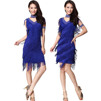 Robe de danse latine, tenue élégante, pour salle de bal, écaran cha,