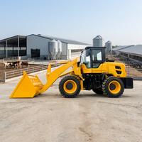 ZL946 Compact Wheel Loader Articulated 4x4 Mesin Diesel Mini Payloader 5 Ton 1.2m Bucket Front Loader Konsumsi Bahan Bakar Rendah