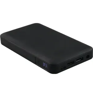 Портативное зарядное устройство 10000 мАч Type C PD 60 Вт, пауэрбанк постоянного тока 5 в 9 в 12 В 15 в 16 в 19 в 20 в 24 В для ноутбука macbook pro ipad air tablet mobile