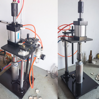 Machine de capsulage électrique de bouteilles, de bureau et portative, avec serrage de couvercles à couple réglable, équipement de scellage
