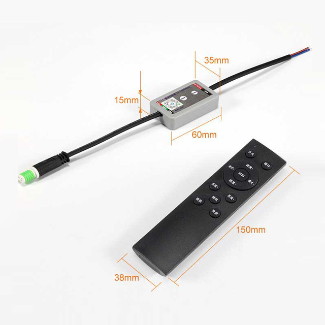 Smart Blue Tooth Led RF 5 In1 Dimmer 5CH*3A 12-24VDC Constant Voltage LED Controller for RGB CCT Led Strip Lights