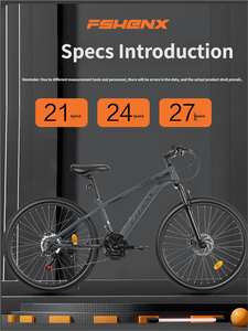 <span class=keywords><strong>Bicicleta</strong></span> de Montaña de <span class=keywords><strong>26</strong></span> Pulgadas para Adultos, 24 Velocidades, Amortiguador, Freno de Disco, <span class=keywords><strong>Bicicleta</strong></span> Todoterreno - Product Image 2