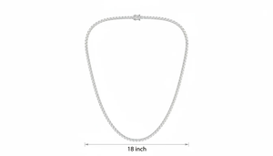 สร้อยคอเทนนิสเพชรสวยงาม ระยิบระยับและหรูหรา เหมาะสำหรับงานแต่งงาน งานปาร์ตี้ วันเดทสุดโรแมนติก หรือสวมใส่ในชีวิตประจำวัน - Product Image 2