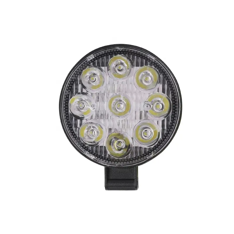 ضوء قيادة Led للسيارات, مصباح 3 بوصات سبوت فيضان كومبو إضاءة Led للقيادة 4X4 24 فولت مربع مصباح سيارة 27 واط 12 فولت Led شكل دائري مصباح عمل