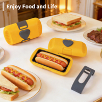Mikrowellen-Grillpfanne mit Verschlussclip, Mikrowellen-Backblech für Toasties, Silikon-Backform Panini-Presse, Ölfreies Grillen