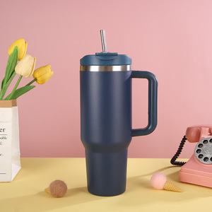 Wholesale 40 oz Vacuum Insulated <strong>Thermos</strong> Custom Travel Cup Stainless Steel Adventure Tumbler With Handle Lid for <strong>stanley</strong> Cup - Product Image 3