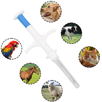 Microchips RFID EM4305 de 134.2KHz, 1.25x7 1.4x8 2.12x12mm, Bioglass, para Identificación de Mascotas, Perros y Animales