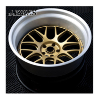JJSEES Custom Motorsport Gold 17 18 19 20 21 pouces 4X100 5X114.3 Jantes forgées à déport progressif Apex Ml-10rt pour BMW M3 M4 X3 X4