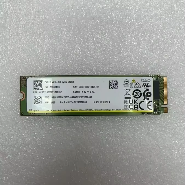 Used PVC10 512GB NVMe SSD HFS512GEM9X174N PCIe 4.0 M.2