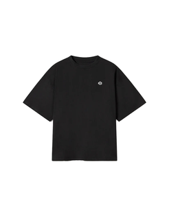 Vente en gros Spandex/coton T-shirt Hip Hop pour hommes tricoté haut de sport d'été broderie Logo ample décontracté manches courtes solide 200 - Product Image 2