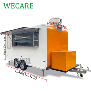 Wecare 모바일 주방 자동차 작은 바 카트 주방 트럭 커피 트레일러 미국 - Product Image 2