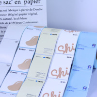 Étiquettes thermiques personnalisées Dingfeng en PP, autocollantes, résistantes à l'eau, en rouleaux (diamètre de mandrin 1 pouce) Étiquetage des produits au prix de détail