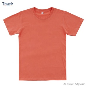 Áo Thun In Logo Tùy Chỉnh Áo Thi Đấu Thông Minh Cổ Tròn In Lụa 100% Cotton Trơn Màu Pastel Sản Xuất Tại Thái Lan - Product Image 4