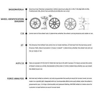 Jantes en alliage classiques <span class=keywords><strong>de</strong></span> haute qualité YIMI, fabriquées en Chine, 17, 18, 19, 20 <span class=keywords><strong>pouces</strong></span> - Product Image 6