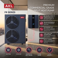 Allemagne Pologne Belgique Pompe à chaleur air/eau 8kw 10kw 15kw 18kw 25kw R32 avec contrôle WIFI, Full DC Inverter EVI