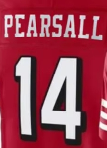 2024 dự Thảo Mới khâu áo bóng đá Mỹ San Francisco 14 Ricky pearsall 5 Josh <span class=keywords><strong>Dobbs</strong></span> - Product Image 6