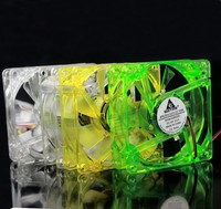 Ventilateur de refroidissement pour boîtier PC Gdstime, ventilateur à roulement à manchon LED RGB, 120x120x25mm, 1,8W, plastique, 4 broches, 1500 tr/min, certifié CE