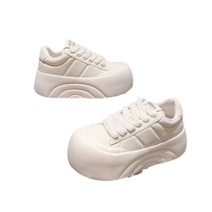 <span class=keywords><strong>Sneakers</strong></span> <span class=keywords><strong>bianche</strong></span> con plateau da <span class=keywords><strong>donna</strong></span>-scarpe da pane Sole alla moda, calzature Lifestyle Casual All-Match - Product Image 2