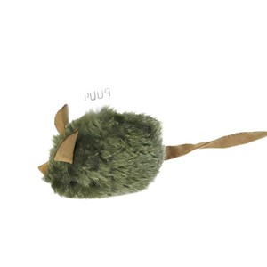 Squeaky Mouse <b>Plush</b> Realistic <b>Cat</b> Toy Durable With Sensor Sound For <b>Cats</b> Self Entertainment - Product Image 5