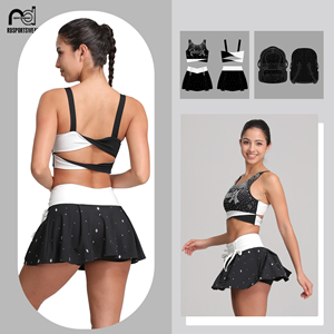 Vêtements d'entraînement de cheerleading pour filles en gros, soutien-gorge et shorts de cheerleading personnalisés, vêtements d'entraînement de danse par sublimation - Product Image 5