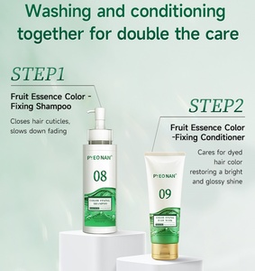 PYON NAN Masque Capillaire Fixateur de <span class=keywords><strong>Couleur</strong></span> Permanent à l'Huile d'Argan Marocaine pour Cheveux Teints et Abîmés - Sans Silicone, aux Fruits Mixtes - Product Image 6
