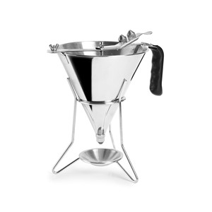 Dispenser in acciaio inossidabile con manico per decorare torte e riempire dolci - Product Image 1