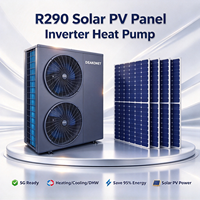 Panneau solaire photovoltaïque R290 30KW 380V, onduleur, pompe à chaleur air-eau, haute efficacité, usage domestique