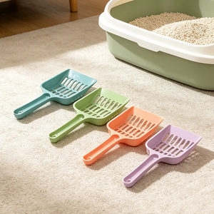 Pelle à litière pour chat multifonctionnelle en maille creuse couleur bonbon, outil de nettoyage pour animaux de compagnie, ramasse-litière. - Product Image 4