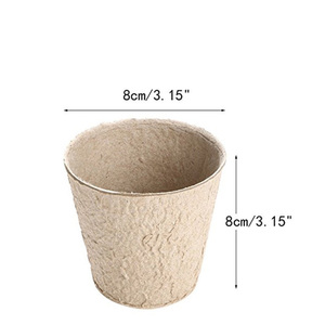 Tazza <span class=keywords><strong>di</strong></span> carta ecologica polpa rotonda biodegradabile pianta starter vassoi per piantine giardinaggio <span class=keywords><strong>vasi</strong></span> <span class=keywords><strong>di</strong></span> <span class=keywords><strong>torba</strong></span> per piante - Product Image 5