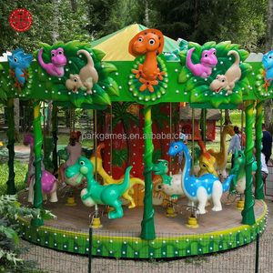 Manèges pour enfants sur le thème des dinosaures, carrousel de fête foraine, équipement d'amusement pour parcs d'attractions, fournisseur de manèges à vendre - Product Image 4
