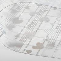TPU transparent respirant imperméable fluorescent personnalisé 0,5 mm 1,37 m PPF organique anti-jaunissement hydrophobe tissu sergé indéchirable