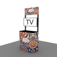 Cadre en aluminium durable pour la publicité, table verrouillable, table de présentation de réception TV Expo Fair