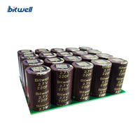 Modul Kapasitor Farad BITWELL Seri 20 Diameter 30mm 54V yang Dapat Disesuaikan, Modul Super Kapasitor 11F - Suhu Operasi -40~+65