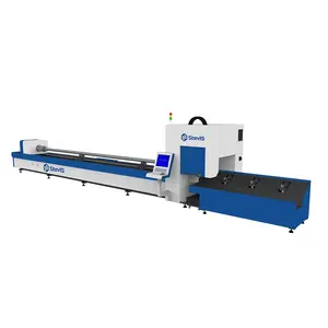 3000W CNC metal aluminum tube laser cutting machine auto loading 9 meters pipe professional tube fiber laser cutting machines