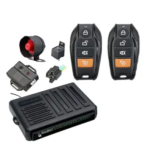 NTO Universal Siren Keyless Entry 2 Remote Control Burglar Alarm 1 Way Car Alarm Vehicle System Security System