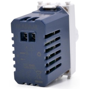 Interrupteur variateur blanc 500W 250V compatible avec Vimar Ark - Product Image 2