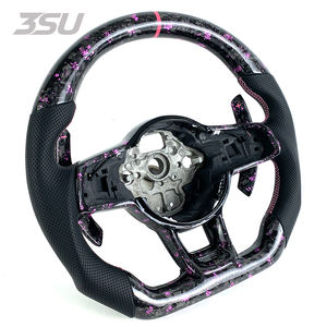 Volante de fibra de carbono de alta capacidad de respuesta adecuado para Volkswagen <span class=keywords><strong>Golf</strong></span> <span class=keywords><strong>MK7</strong></span> con variante <span class=keywords><strong>GTI</strong></span> GTD R Gts de respuesta instantánea - Product Image 2