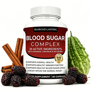 Cápsulas OEM para la Limpieza del Hígado con Canela, Melón Amargo, Cromo, Morera, Ácido Alfa Lipoico, Hierbas para una <span class=keywords><strong>Glucosa</strong></span> Sanguínea Saludable, Píldoras para Adultos - Product Image 1