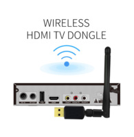 Receptor de TV Digital con Carcasa Metálica, Full HD 1080P 4K, Quad Core, Decodificador HEVC H.265 DVB-T2