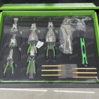 Jeu de 257 outils mécaniques CRV : clés à cliquet, pinces, clés dynamométriques, tournevis combinés