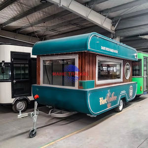 Le dernier chariot alimentaire entièrement équipé vend du bubble tea, du café, des collations, des hot-dogs et d'autres produits alimentaires. - Product Image 1