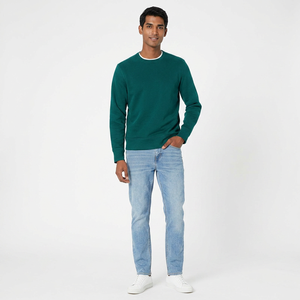 Sudadera con Logotipo Personalizado de Talla Grande, Precio al por Mayor, Cuello Redondo, Transpirable, Básica, en Venta - Product Image 1