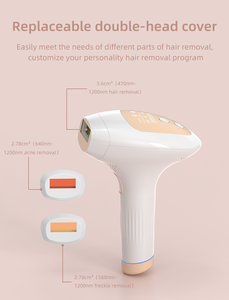 Appareil d'épilation IPL 3-en-1, épilateur sans douleur à refroidissement par glace pour une utilisation permanente à domicile, appareil portable multifonctionnel - Product Image 6