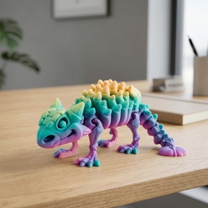 Jouet animal flexible en PLA imprimé en 3D, écologique, changeant de couleur, idéal pour les fêtes et les réunions de famille - Product Image 6