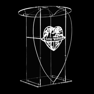 Duidelijk Goedkoop Hart Liefdeswoord Kerk Acryl Podium - Product Image 1