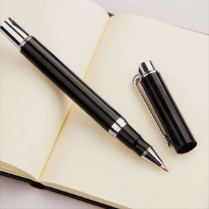 High Quality 1.0 mm Black Metal Ballpoint <b>Pen</b> with Custom Logo Stainless Steel for Business for Gifts - Product Image 4