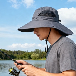 Ngoài trời thoáng khí Polyester rộng vành mũ mặt trời-chất lượng cao cho câu cá đi bộ đường dài & săn bắn - Product Image 6