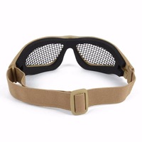Masque de paintball tactique en treillis métallique de haute qualité, respirant, léger et résistant aux chocs pour la chasse, l'airsoft et le cosplay