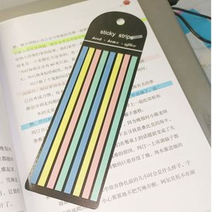 Transparent 160-Page PET Notepad Self-Adhesive Loose Leaf Index Tabs Bookmarks Memo <b>Pad</b> Stationery for School Books Sticky Notes - Product Image 5